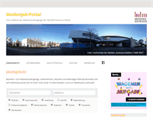 Tablet Screenshot of medienjob-portal.de